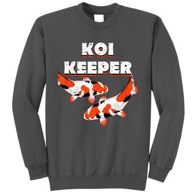 Butterfly Koi Pond Showa Koi Fish Tancho Sanke Kohaku Koi Tall Sweatshirt