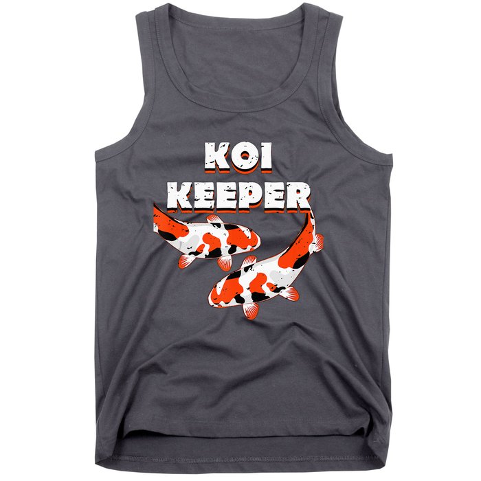 Butterfly Koi Pond Showa Koi Fish Tancho Sanke Kohaku Koi Tank Top