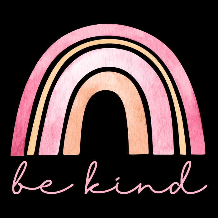 Be Kind Pink Rainbow Cute Gift Womens Tank Top