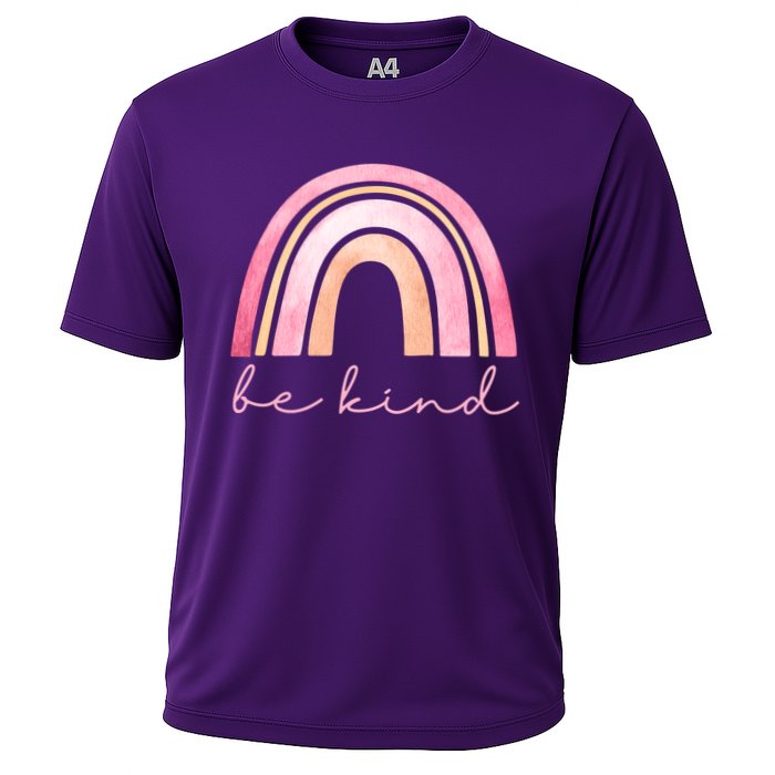 Be Kind Pink Rainbow Cute Gift Performance Shirt