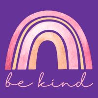 Be Kind Pink Rainbow Cute Gift Performance Shirt