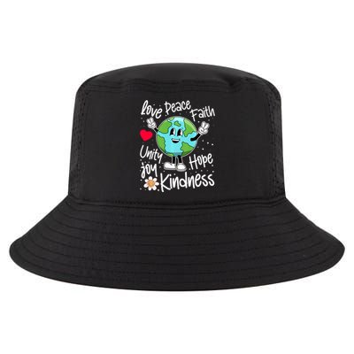 Be Kind Peace On Earth Anti Bullying Erath UNITY DAY Orange Cool Comfort Performance Bucket Hat