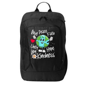 Be Kind Peace On Earth Anti Bullying Erath UNITY DAY Orange City Backpack