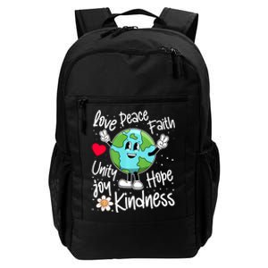 Be Kind Peace On Earth Anti Bullying Erath UNITY DAY Orange Daily Commute Backpack