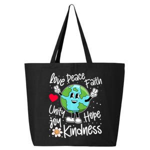 Be Kind Peace On Earth Anti Bullying Erath UNITY DAY Orange 25L Jumbo Tote