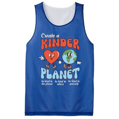 Be Kind Planet Save Earth Day Create A Kinder Planet Gift Mesh Reversible Basketball Jersey Tank