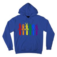 Be Kind Pride Sign Language Rainbow Teachers Interpreter Asl Gift Hoodie