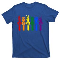 Be Kind Pride Sign Language Rainbow Teachers Interpreter Asl Gift T-Shirt