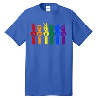 Be Kind Pride Sign Language Rainbow Teachers Interpreter Asl Gift Tall T-Shirt