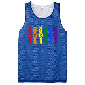 Be Kind Pride Sign Language Rainbow Teachers Interpreter Asl Gift Mesh Reversible Basketball Jersey Tank