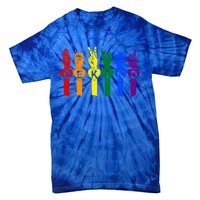 Be Kind Pride Sign Language Rainbow Teachers Interpreter Asl Gift Tie-Dye T-Shirt