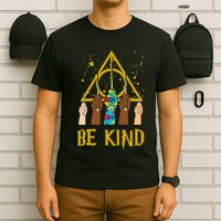 Be Kind Puzzle Ribbon Harry Autism Awareness Wizard T-Shirt