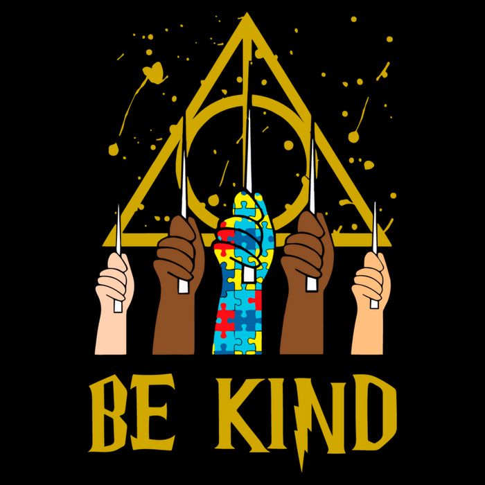 Be Kind Puzzle Ribbon Harry Autism Awareness Wizard 16 in Basic Backpack