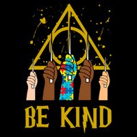 Be Kind Puzzle Ribbon Harry Autism Awareness Wizard Sustainable Knit Beanie