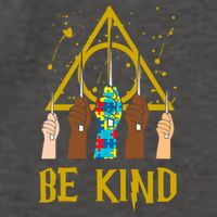 Be Kind Puzzle Ribbon Harry Autism Awareness Wizard Vector Backpack