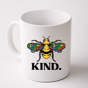 Bee Kind Puzzle Cute Autism Awareness Acceptance Autistic Cool Gift Coffee Mug