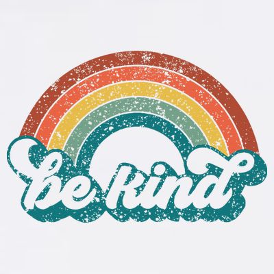 Be Kind Rainbow LGBT Flag LGBT Pride Month Retro Vintage T-Shirt