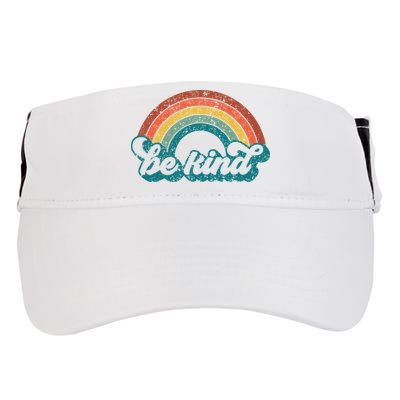Be Kind Rainbow LGBT Flag LGBT Pride Month Retro Vintage Adult Drive Performance Visor
