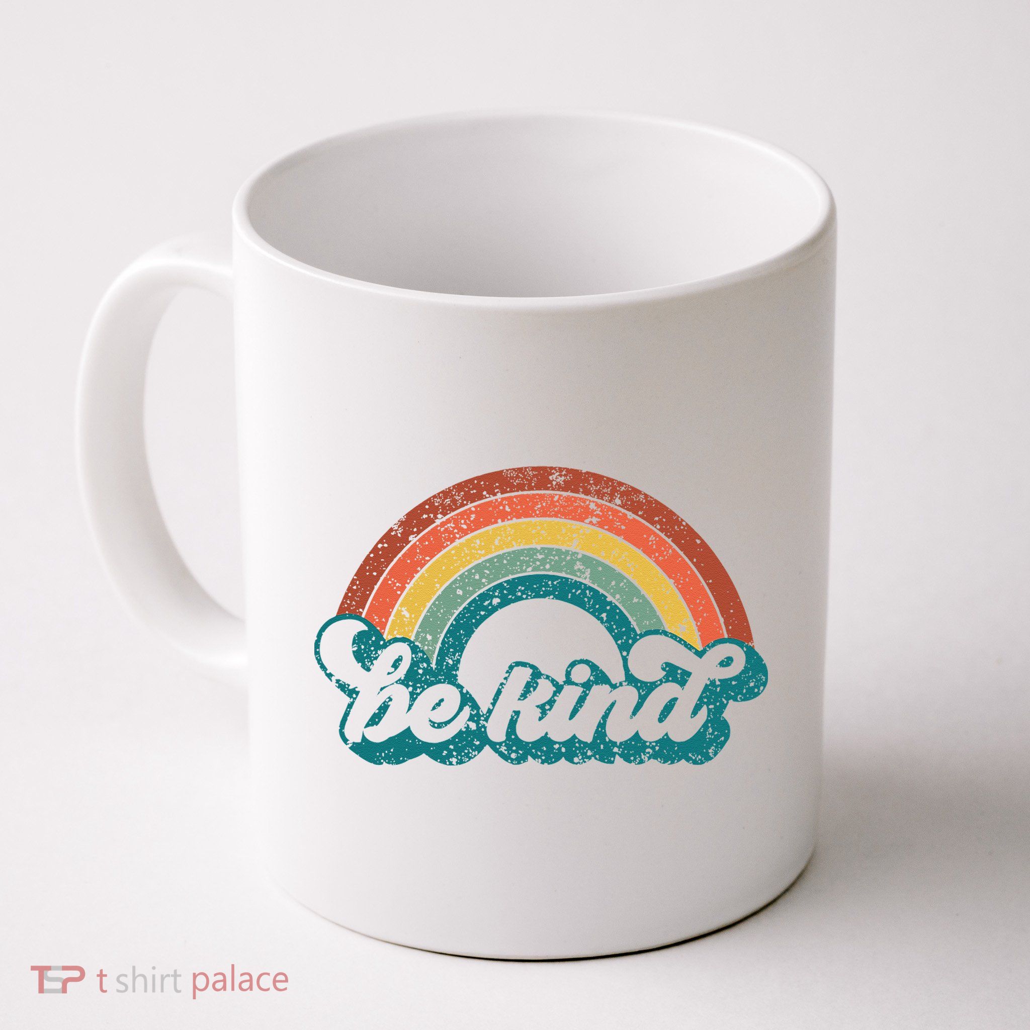 Be Kind Rainbow LGBT Flag LGBT Pride Month Retro Vintage Mug
