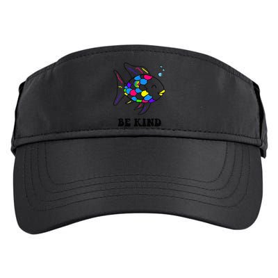 Be Kind Rainbow Fish Teacher Life Teaching Back To School Adult Drive Performance Visor
