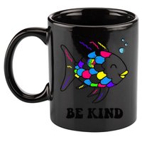 Be Kind Rainbow Fish Teacher Life Teaching Back To School 11oz C Handle Ceramic Mug