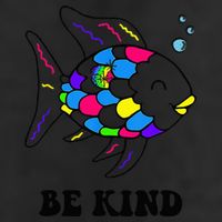 Be Kind Rainbow Fish Teacher Life Teaching Back To School 11oz C Handle Ceramic Mug