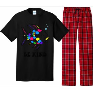 Be Kind Rainbow Fish Teacher Life Teaching Back To School Pajama Set