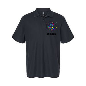 Be Kind Rainbow Fish Teacher Life Teaching Back To School Softstyle Adult Sport Polo