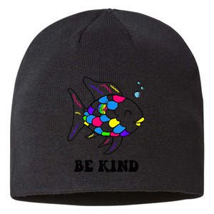 Be Kind Rainbow Fish Teacher Life Teaching Back To School Sustainable Beanie