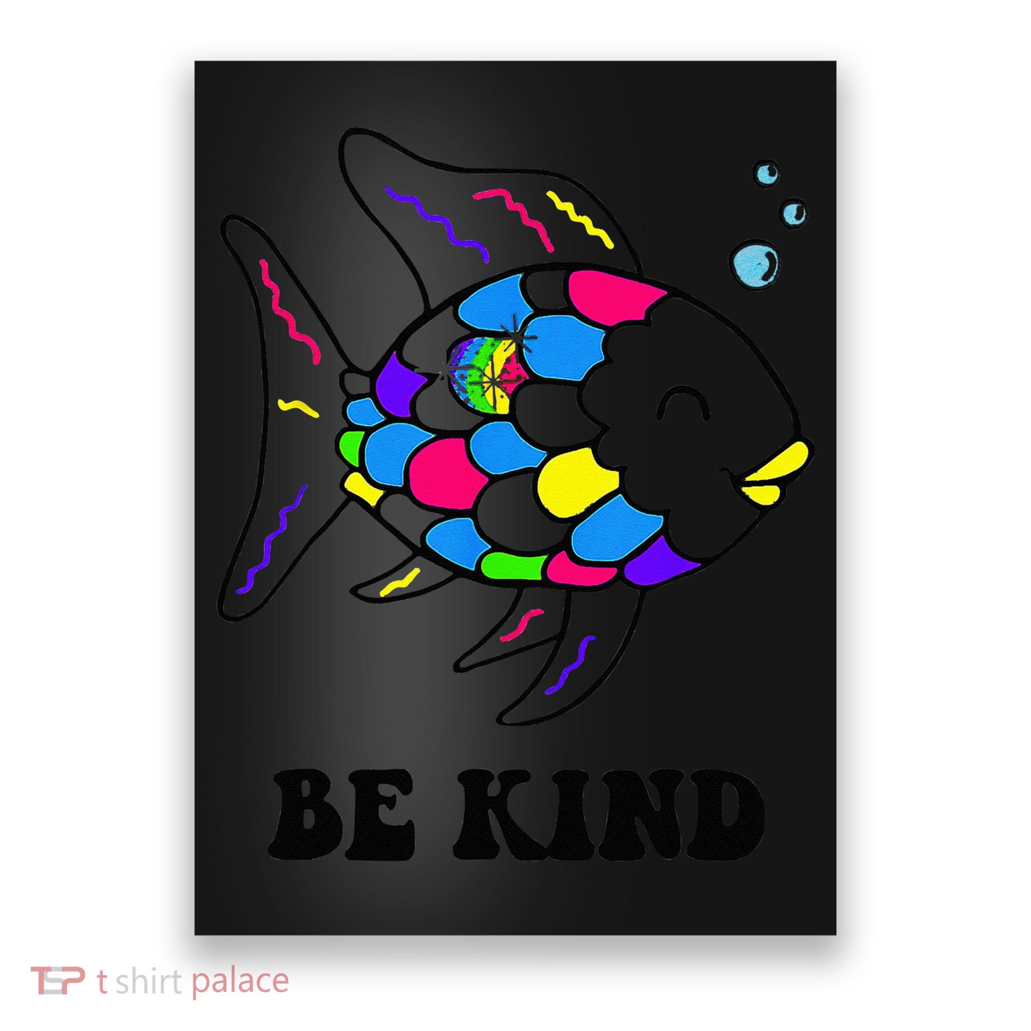 Be Kind Rainbow Fish Teacher Life Teaching Back To School Poster