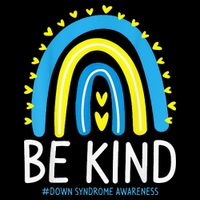 Be Kind Rainbow World Down Syndrome Awareness Day 16 in Basic Backpack