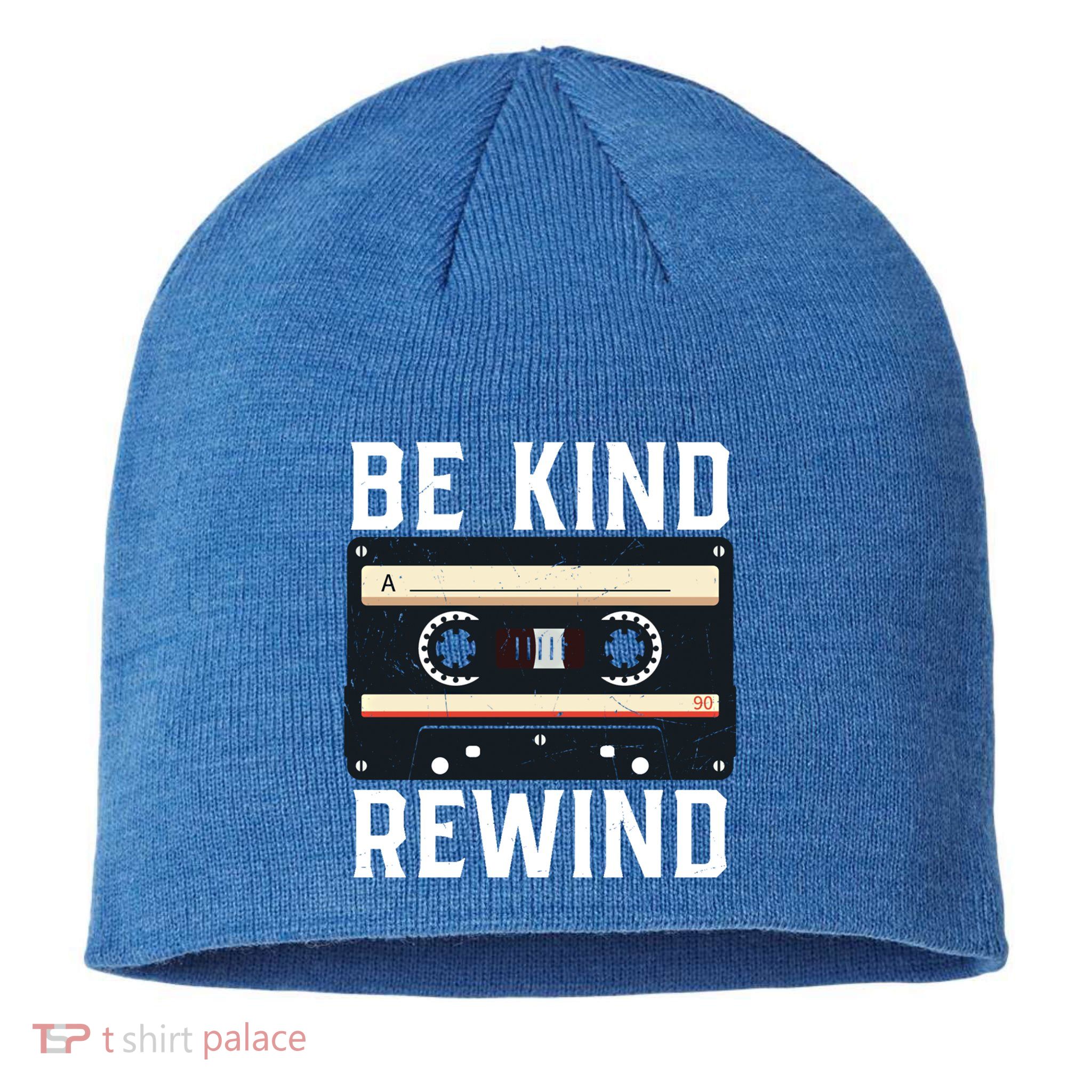 Be Kind Rewind '90s Nostalgia 80s Costume Party Cassette Gift Sustainable Beanie
