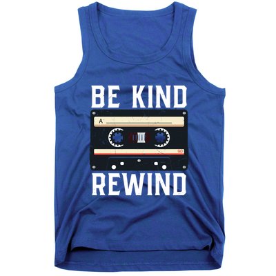 Be Kind Rewind '90s Nostalgia 80s Costume Party Cassette Gift Tank Top