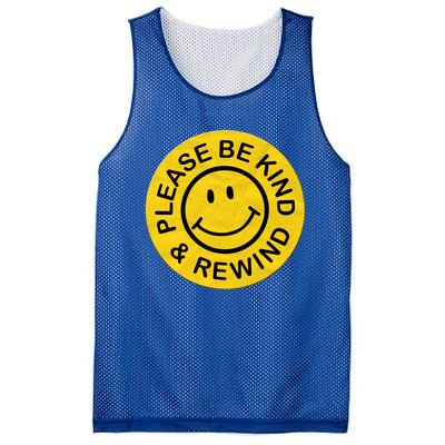 Be Kind Rewind Gift Retro Nostalgia Sticker 80s 90s Gift Mesh Reversible Basketball Jersey Tank