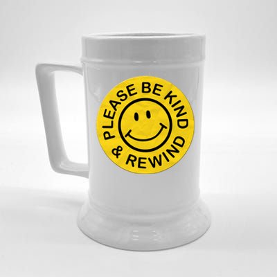 Be Kind Rewind Gift Retro Nostalgia Sticker 80s 90s Gift Beer Stein