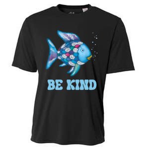 Be Kind Rainbow Fish Teacher Life Teaching Back To School Cooling Performance Crew T-Shirt