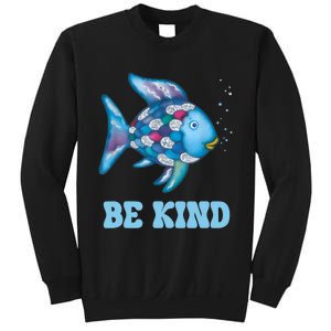 Be Kind Rainbow Fish Teacher Life Teaching Back To School Sweatshirt