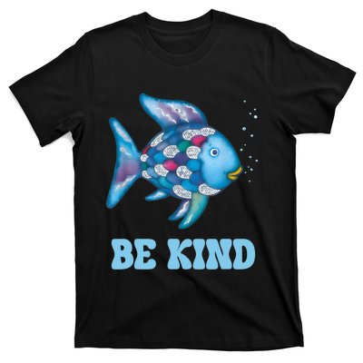 Be Kind Rainbow Fish Teacher Life Teaching Back To School T-Shirt