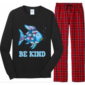 Be Kind Rainbow Fish Teacher Life Teaching Back To School Long Sleeve Pajama Set