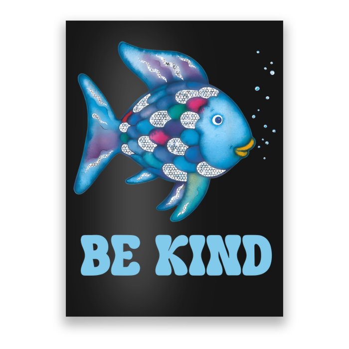 Be Kind Rainbow Fish Teacher Life Teaching Back To School Poster