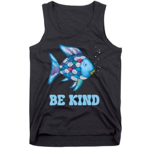 Be Kind Rainbow Fish Teacher Life Teaching Back To School Tank Top