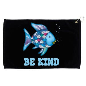 Be Kind Rainbow Fish Teacher Life Teaching Back To School Grommeted Golf Towel