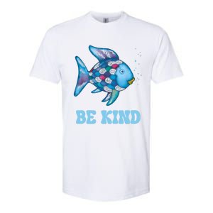 Be Kind Rainbow Fish Teacher Life Teaching Back To School Softstyle CVC T-Shirt