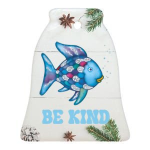 Be Kind Rainbow Fish Teacher Life Teaching Back To School Ceramic Bell Ornament