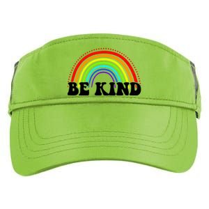 Be Kind Rainbow Positive Quote Adult Drive Performance Visor