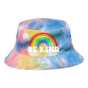 Be Kind Rainbow Positive Quote Tie Dye Newport Bucket Hat