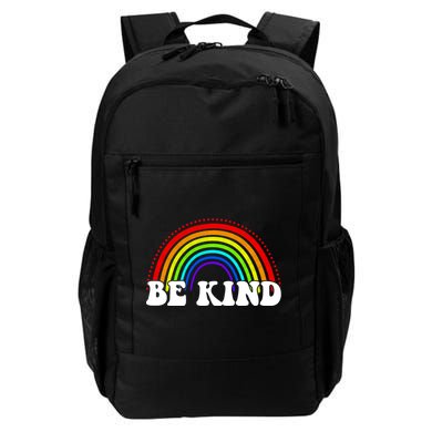 Be Kind Rainbow Positive Quote Backpack