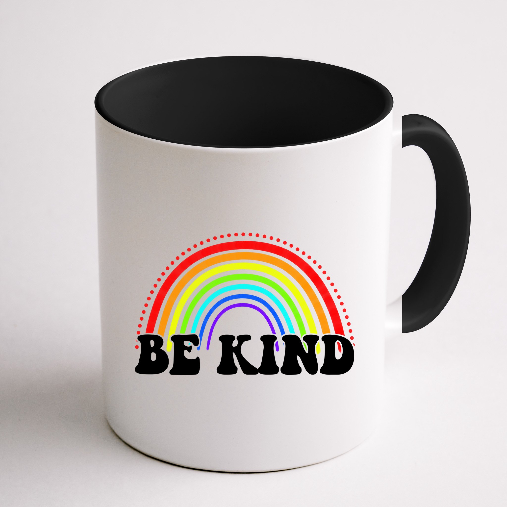 Be Kind Rainbow Positive Quote Mug