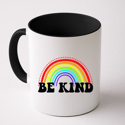 Be Kind Rainbow Positive Quote Mug