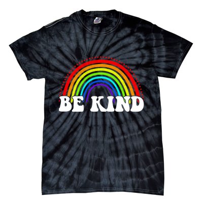 Be Kind Rainbow Positive Quote Tie-Dye T-Shirt